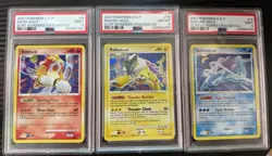Raikou Entei Suicune Pokemon 2009 Diamond & Pearl Secret Wonders PSA 9 8 - Image 2
