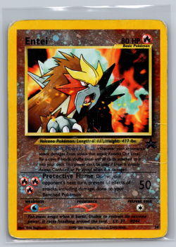 Pokemon TCG Entei 34/53 Wizards Black Star Promos Holo HP - Image 1