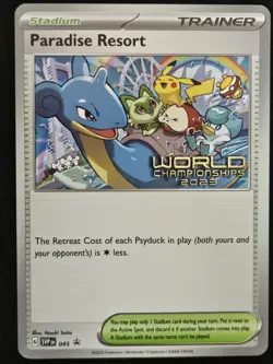 Paradise Resort SVP045 Black Star Promos Stamped World Championships Pokemon NM1 - Image 1