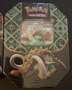 Pokemon TCG Paldean Fates Set of 3 Tins Brand New & Sealed - Image 4