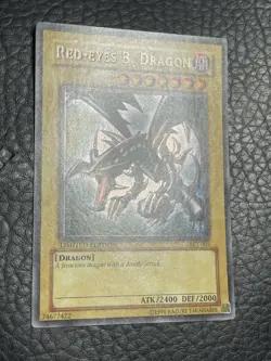 Yu-Gi-Oh! Red-Eyes B. Dragon BPT-005 Reverse Secret Rare Misprint Error - Image 2