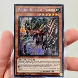 Yu-Gi-Oh! TCG Primite Imperial Dragon 1st Ed Prismatic Secret Rare NM - Image 1