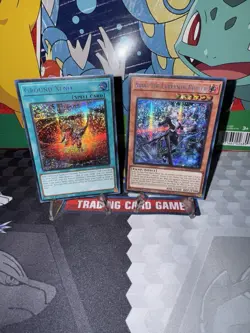 Yugioh Ground Xeno & Arias The Labyrinth Butler MP24 Prismatic Secret Rare NM PF - Image 1