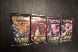 Pokemon Trading Card Game Sun & Moon Hidden Fates Booster Pack 1x - Image 3