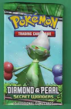 Pokemon "Secret Wonders" 10-Card Sealed Booster Pack (Roserade) X1 - Image 1