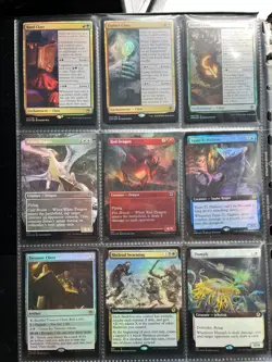 Huge Collection of 206 MTG "Adventures In The Forgotten Realms" Foil Card Lot - Image 3