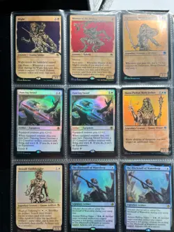 Huge Collection of 206 MTG "Adventures In The Forgotten Realms" Foil Card Lot - Image 5