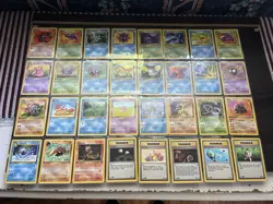 Pokemon TCG Vintage Collection Fossil 1st Edition Full Common Set 32 Cards NM - Image 1