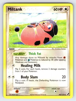 Miltank 42/115 2005 EX Unseen Forces Pokemon Card TCG Komiya Art - Nm/Vlp - Image 1