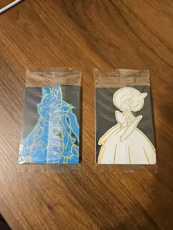 Pokemon Mega Evolution ETB Promo Cards Alakazam & Riolu Factory Sealed - Image 2