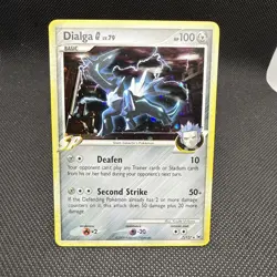 Dialga 7/127 G LV.79 Holo Platinum Pokemon Card Excellent - Near Mint Condition - Image 1