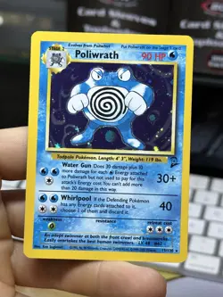 Nidoqueen 12/130 Poliwrath 15/130 Base Set 2 2000 Vintage Pokemon Card Lot WOTC - Image 3