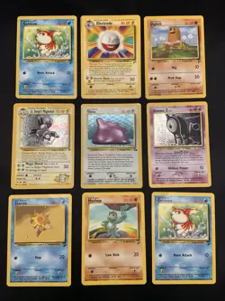 Pokemon Vintage Card Lot Rare Holos Included - HP/DMG - Image 1