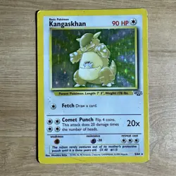 Kangaskhan 5/64 Pokemon Jungle Holo Rare WOTC Vintage Card English HP Unlimited - Image 1