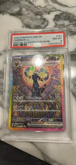 Pokemon TCG Prismatic Evolutions Umbreon EX Card 161/131 - Image 1