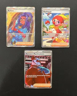 Lot of Pokemon TCG - (3) Full Art Ultra Rare Tranior Holo Cards - Image 1