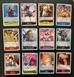 Lot of One Piece TCG - (12) Rare Holo Cards - Image 1