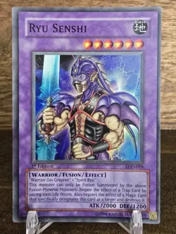 Yu-Gi-Oh Card Ryu Senshi LOD-019 Super Rare 1st Edition Legacy of Darkness LP - Image 1