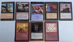 MTG Lot Miscut, Misprint, Grim Monolith, Beta CE Mana Flare, Artist Proof B.F.M. - Image 1