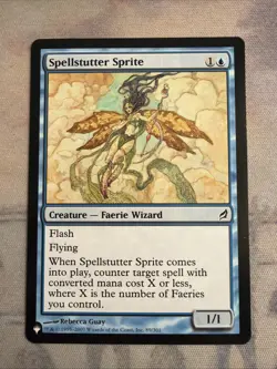 1x Spellstutter Sprite- The List Reprints- NM- Mtg Magic The Gathering-free Ship - Image 1