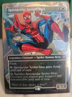 Spectacular Spider-Man (Borderless) Marvel's Spider-Man Foil - Image 1