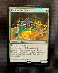 Radioactive Spider #285 - Magic: The Gathering / Marvel's Spider-Man Promo Holo - Image 1