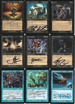 NEAR-COMPLETE M:tG TORMENT Set - 37 RARES! - with 50 SIGNED by 20 ARTISTS! - Image 1