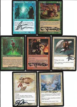 NEAR-COMPLETE M:tG TORMENT Set - 37 RARES! - with 50 SIGNED by 20 ARTISTS! - Image 2