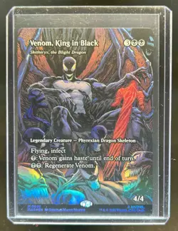 2025 Magic: The Gathering Marvel Venom, King In Black Foil #0022 - Image 1