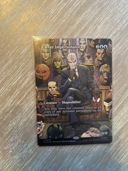 🔮 MTG: Clever Impersonator (Borderless) Marvel Universe Eternal-Legal Foil - Image 1