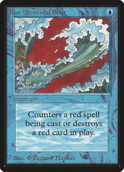 Blue Elemental Blast [Limited Edition Beta] Magic MTG - Image 1