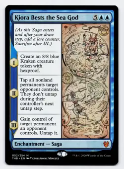 Kiora Bests the Sea God [052/254] THB Mythic Non-Foil [MTG Card English] - Image 1