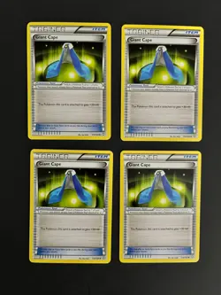 4X GIANT CAPE #114/124 DRAGONS EXALTED Pokemon Card NM/M - 2012 RELEASE - Image 1