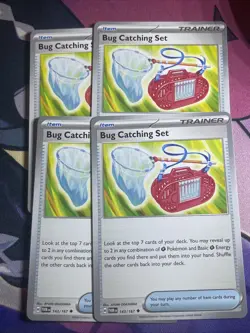 Pokemon Bug Catching Set 143/167 - Twilight Masquerade - - MINT 4X - Playset - Image 1