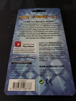 Pokemon TCG XY Breakpoint Checklane Blister Booster Pack Pikachu XY95 Promo - Image 2