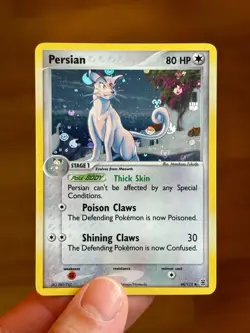 Persian 44/112 FireRed & LeafGreen Reverse Holo Pokemon TCG Vintage Rare - Image 1