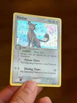 Persian 44/112 FireRed & LeafGreen Reverse Holo Pokemon TCG Vintage Rare - Image 2
