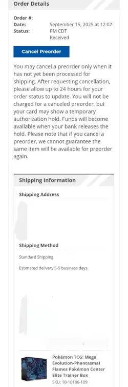 PRESALE Pokemon Center Phantasmal Flames ETB CONFIRMED PREORDER SHIPS 11/14 - Image 3