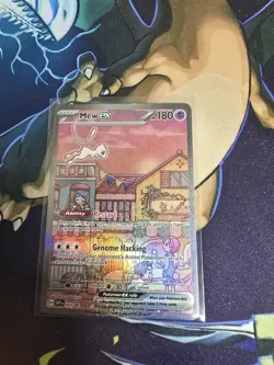 Pokemon TCG Scarlet Violet 151 Black Star Promo Mew ex SVP 053 - Image 1