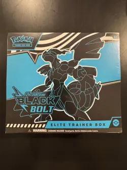 Pokemon Scarlet & Violet Black Bolt Elite Trainer Box (ETB), New, Factory Sealed - Image 1