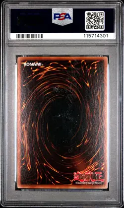 2002 YU-GI-OH! LOB-LEGEND OF BLUE EYES WHITE DRAGON #119 POT OF GREED PSA 9 - Image 2