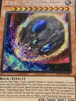 3x Nibiru, The Primal Being | RA01-EN015 | Secret Rares | NM | 1st Ed | YuGiOh! - Image 3