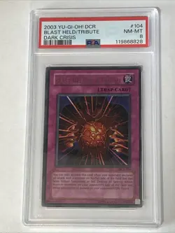 Yu-Gi-Oh! TCG 2003 Blast Heard By A Tribute DCR-104 PSA 8 - Image 1