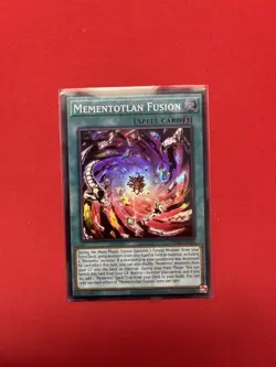 YuGiOh mementotlan fusion super op28-en010 nm nm in hand - Image 1