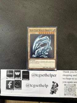 Yu-Gi-Oh! Blue-Eyes White Dragon SDK Art LDK2-ENK01 Nm/ Mint - Image 1