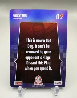 GHOST DOG Bo Jackson Battle Arena Alpha Update Bonus Play Card Foil BPL-4 SSP - Image 1