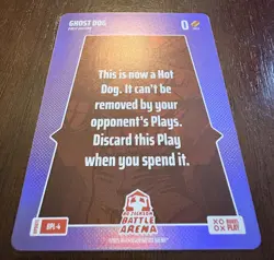 GHOST DOG Bo Jackson Battle Arena Alpha Update Bonus Play Card Foil BPL-4 SSP - Image 4