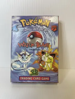 ✅ Pokemon Trading Card Game Jungle Water Blast Theme Deck 1999 - Image 5