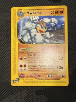 Machamp 16/144 Skyridge Rare! Excellent Condition Pokemon Card Vintage WOTC Era! - Image 2