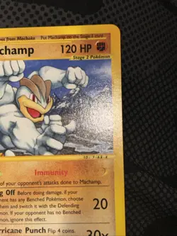 Machamp 16/144 Skyridge Rare! Excellent Condition Pokemon Card Vintage WOTC Era! - Image 5
